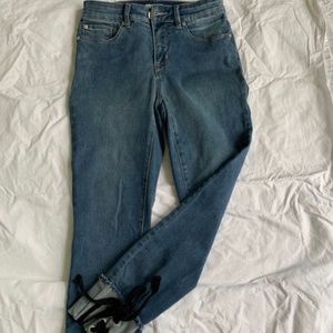 Tribal Jeans with ankle ties
